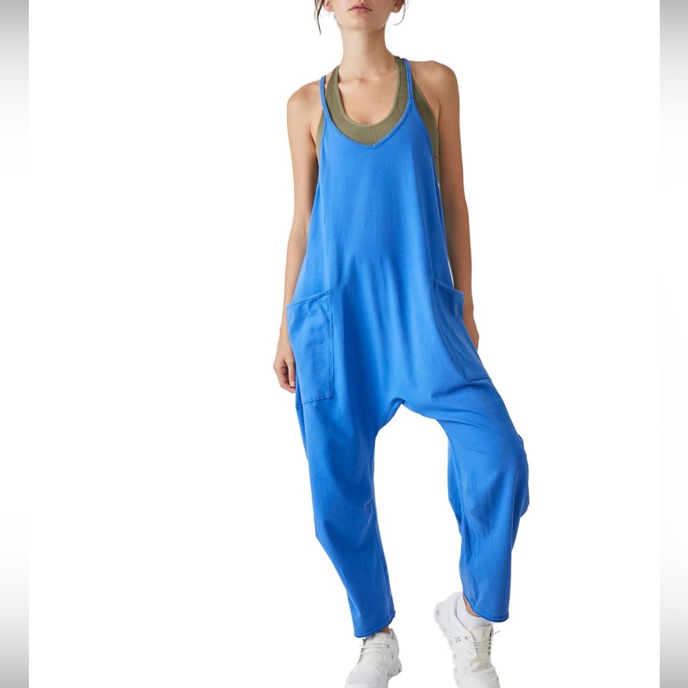 Free People Hot Shot Onsie Electric Cobalt